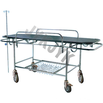 Stainless Steel Stretcher with Four Castors